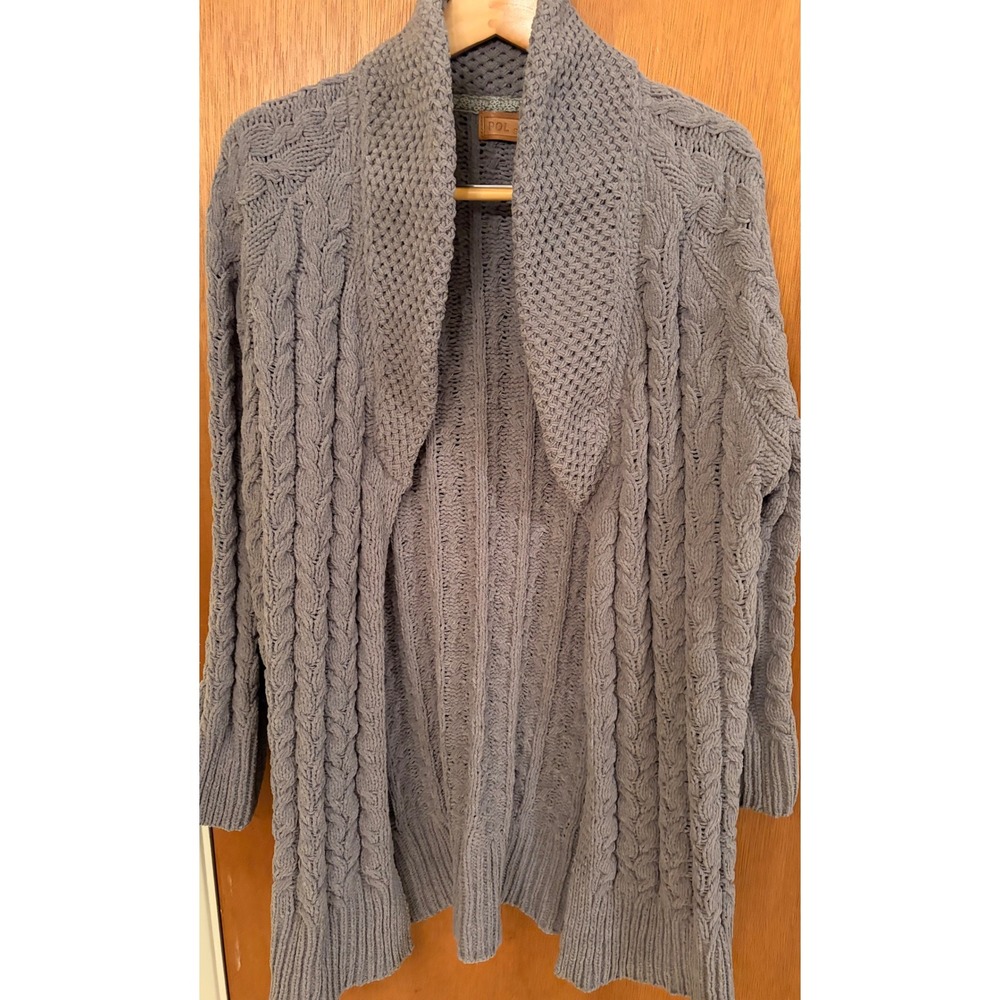 POL Loop Sweater Open Cardigan Size‎ Small Sage Green